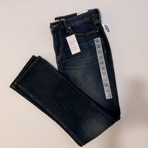 Men’s dark denim bootcut jeans 34x32